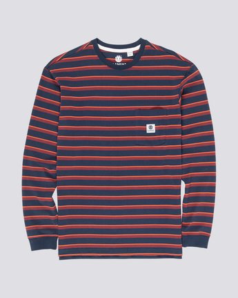 4 Heavy - Long Sleeve T-Shirt Blue Q1KTA6ELF9 Element