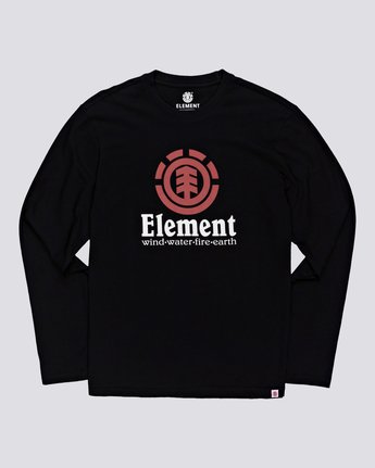 4 Vertical - Long Sleeve T-Shirt for Men Black Q1LSA3ELF9 Element