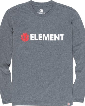 4 Blazin - Long Sleeve T-Shirt for Men Gray Q1LSA4ELF9 Element