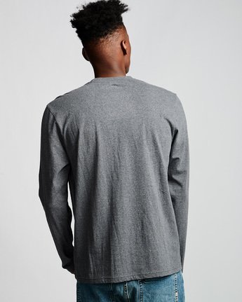 2 Blazin - Long Sleeve T-Shirt for Men Gray Q1LSA4ELF9 Element
