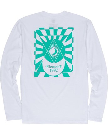 6 Ambience - Long Sleeve T-Shirt White Q1LSB2ELF9 Element