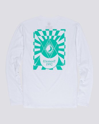 4 Ambience - Long Sleeve T-Shirt White Q1LSB2ELF9 Element