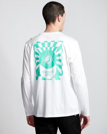 2 Ambience - Long Sleeve T-Shirt White Q1LSB2ELF9 Element