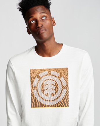 1 Dunes Icon - Long Sleeve T-Shirt White Q1LSC2ELF9 Element