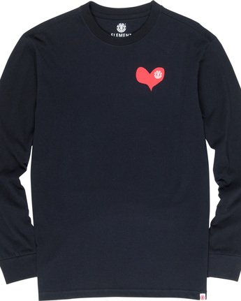 5 Barley - Long Sleeve T-Shirt Black Q1LSC6ELF9 Element