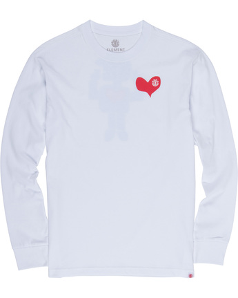 5 Barley - Long Sleeve T-Shirt White Q1LSC6ELF9 Element