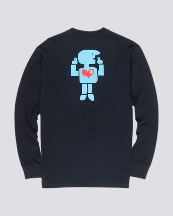 4 Barley - Long Sleeve T-Shirt Black Q1LSC6ELF9 Element