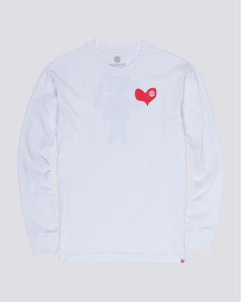 3 Barley - Long Sleeve T-Shirt White Q1LSC6ELF9 Element