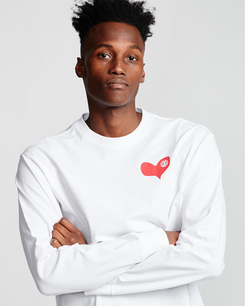 1 Barley - Long Sleeve T-Shirt White Q1LSC6ELF9 Element