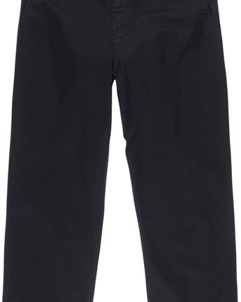 2 Big Chino - Wide Leg Trousers for Men Black Q1PTA5ELF9 Element