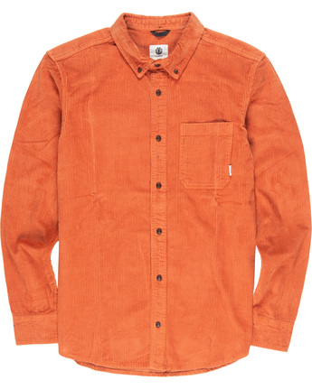 4 Lumber Cord - Long Sleeve Shirt Orange Q1SHA4ELF9 Element