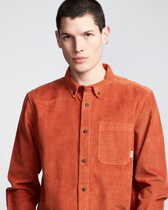 1 Lumber Cord - Long Sleeve Shirt Orange Q1SHA4ELF9 Element