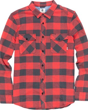 4 Tacoma 2Colors - Long Sleeve Shirt Red Q1SHA5ELF9 Element