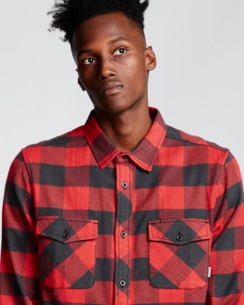 1 Tacoma 2Colors - Long Sleeve Shirt Red Q1SHA5ELF9 Element