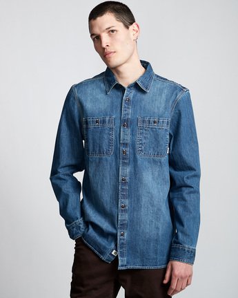 Pace Denim - Long Sleeve Shirt  Q1SHA6ELF9