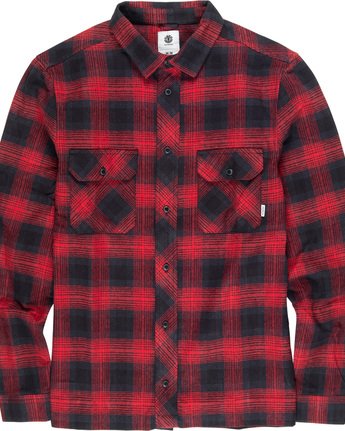 4 Wentworth Shadow - Long Sleeve Shirt Red Q1SHA7ELF9 Element