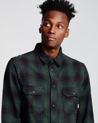 1 Wentworth Shadow - Long Sleeve Shirt Green Q1SHA7ELF9 Element