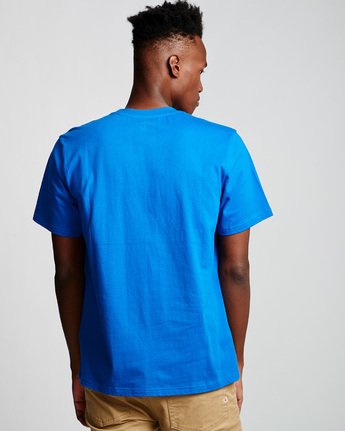 2 Blazin - Short Sleeve T-Shirt for Men Blue Q1SSA6ELF9 Element