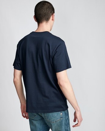 2 Seal - Short Sleeve T-Shirt for Men Blue Q1SSA8ELF9 Element