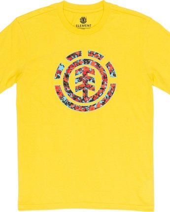 4 Multi Icon - T-Shirt Yellow Q1SSB1ELF9 Element
