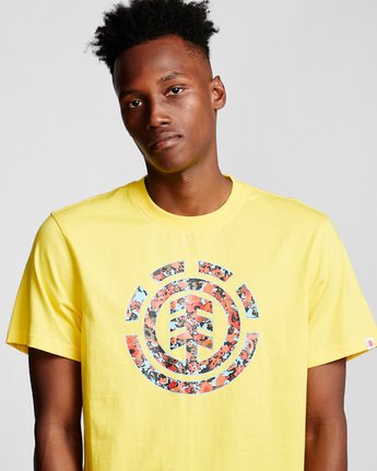 1 Multi Icon - T-Shirt Yellow Q1SSB1ELF9 Element