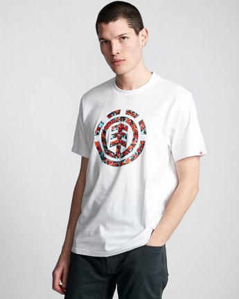 0 Multi Icon - T-Shirt White Q1SSB1ELF9 Element
