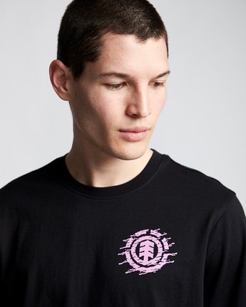 1 Liquid Icon - T-Shirt Black Q1SSB5ELF9 Element
