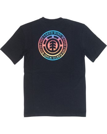 6 Seal Gradient - T-Shirt Black Q1SSB6ELF9 Element