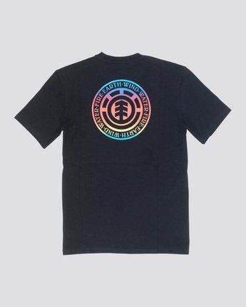 4 Seal Gradient - T-Shirt Black Q1SSB6ELF9 Element