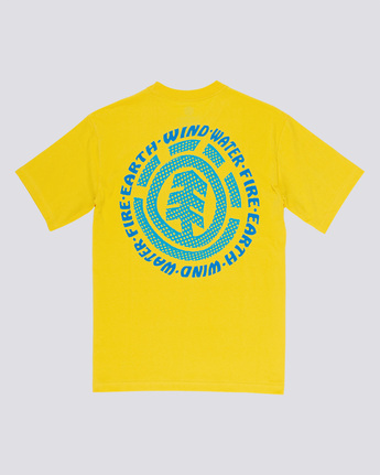 4 Dotted - T-Shirt Yellow Q1SSC2ELF9 Element