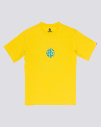 3 Dotted - T-Shirt Yellow Q1SSC2ELF9 Element