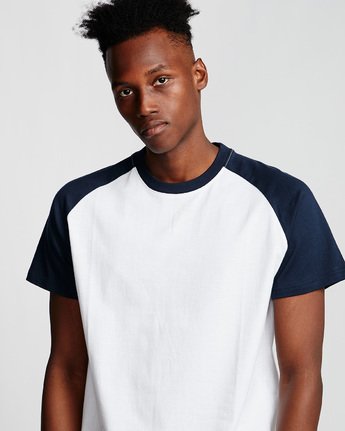 1 Basic Raglan - T-Shirt Blue Q1SSC3ELF9 Element
