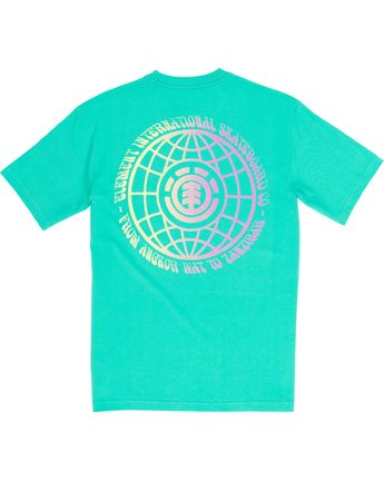 6 International - T-Shirt Green Q1SSC4ELF9 Element