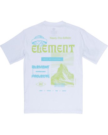 6 Discover - T-Shirt White Q1SSC9ELF9 Element
