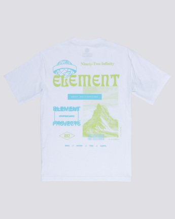 4 Discover - T-Shirt White Q1SSC9ELF9 Element