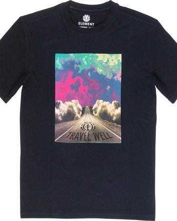 4 Lush - T-Shirt Black Q1SSD4ELF9 Element