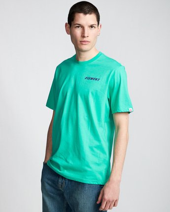 0 System - T-Shirt Green Q1SSD5ELF9 Element