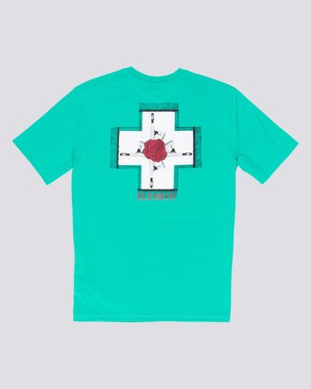 4 Burst - T-Shirt Green Q1SSE1ELF9 Element