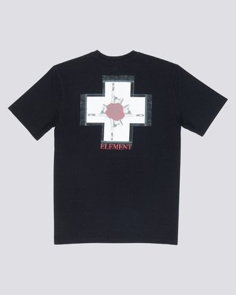 4 Burst - T-Shirt Black Q1SSE1ELF9 Element