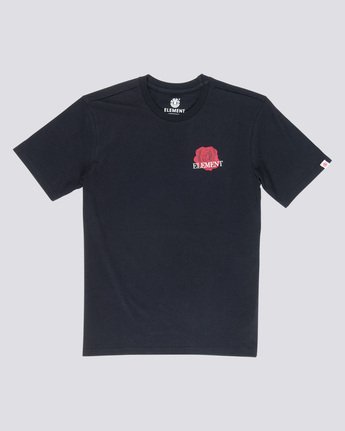 3 Burst - T-Shirt Black Q1SSE1ELF9 Element