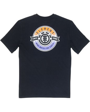 6 Medallian - T-Shirt Black Q1SSE3ELF9 Element