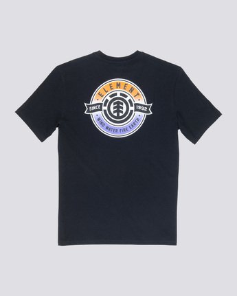 4 Medallian - T-Shirt Black Q1SSE3ELF9 Element