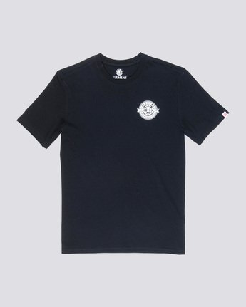 3 Medallian - T-Shirt Black Q1SSE3ELF9 Element