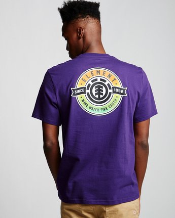 2 Medallian - T-Shirt Purple Q1SSE3ELF9 Element