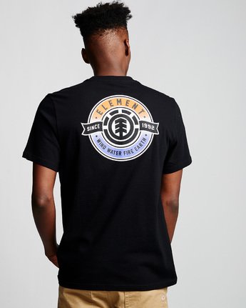 2 Medallian - T-Shirt Black Q1SSE3ELF9 Element