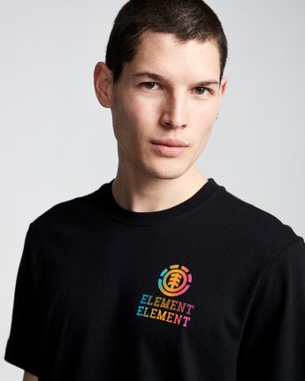 1 Drop - T-Shirt Black Q1SSE4ELF9 Element
