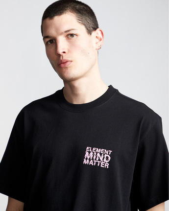 1 Moai - T-Shirt Black Q1SSE5ELF9 Element