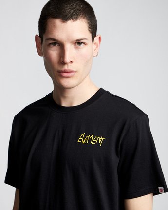 1 Devote - T-Shirt Black Q1SSE6ELF9 Element