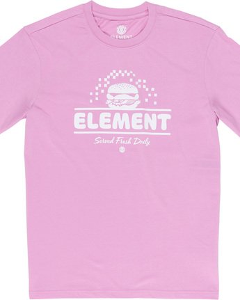 4 Burger - T-Shirt Purple Q1SSE7ELF9 Element