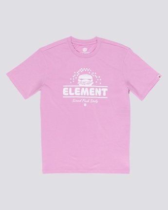 3 Burger - T-Shirt Purple Q1SSE7ELF9 Element